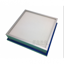 China Gel Seal Hepa Filter Gel-type Mini Pleat Filter factory