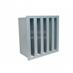 China Activated Carbon V-bank Filter Activated Carbon V-bank Filter company